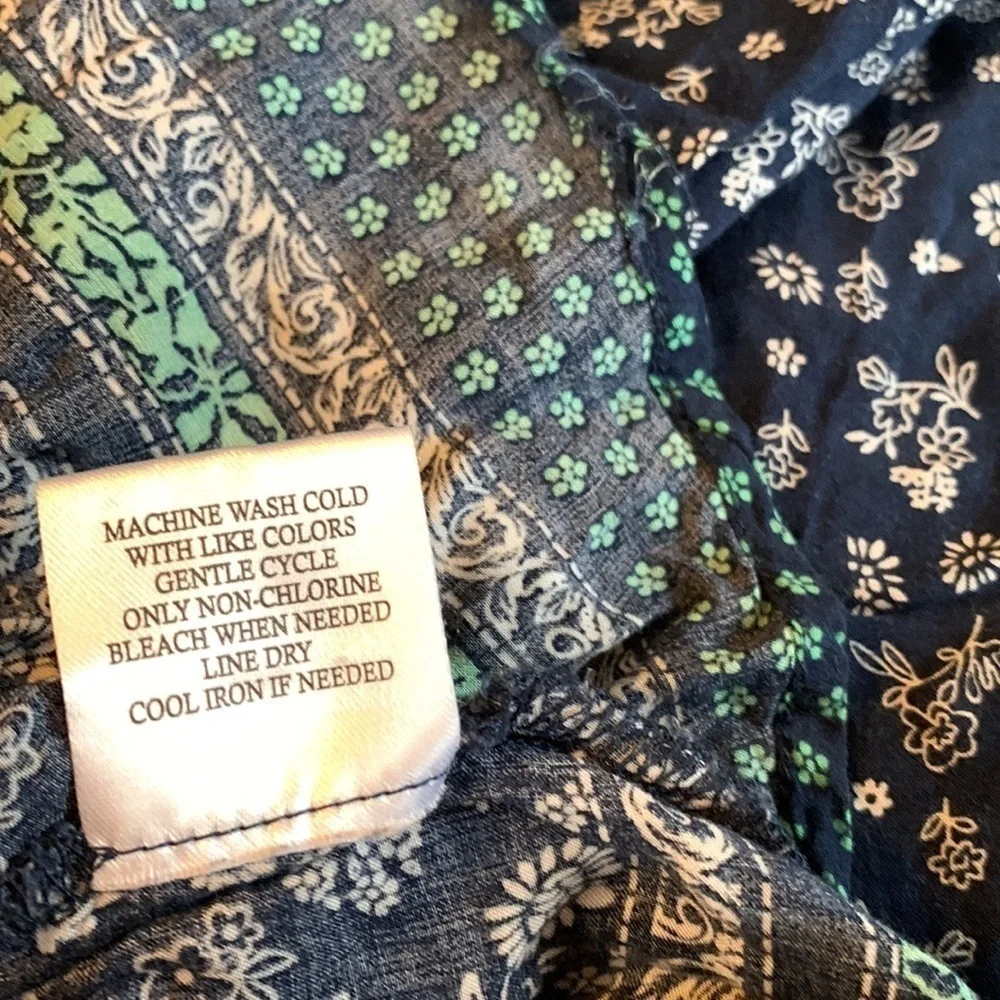Fred David beautiful Boho Blouse Size Large EUC - Picture 6 of 6